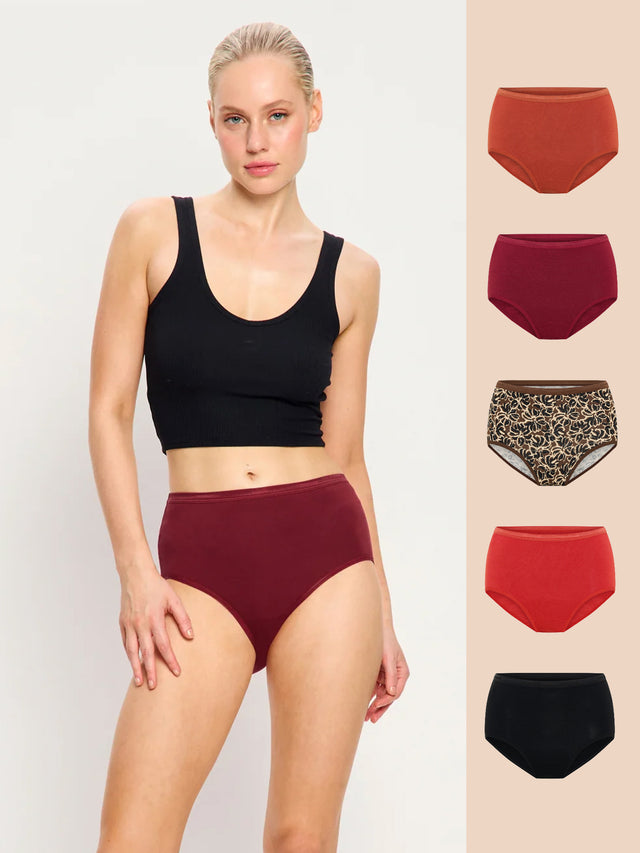 Pack de culottes Classiques au quotidien Multicolores Rich Truffle