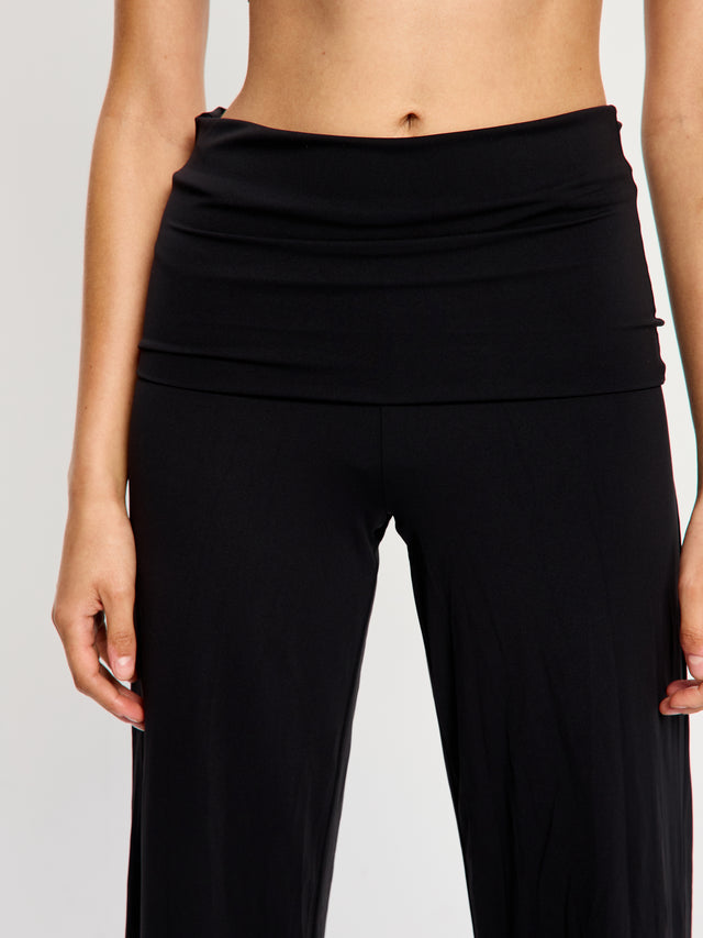 Pantalon confort coupe large Noir