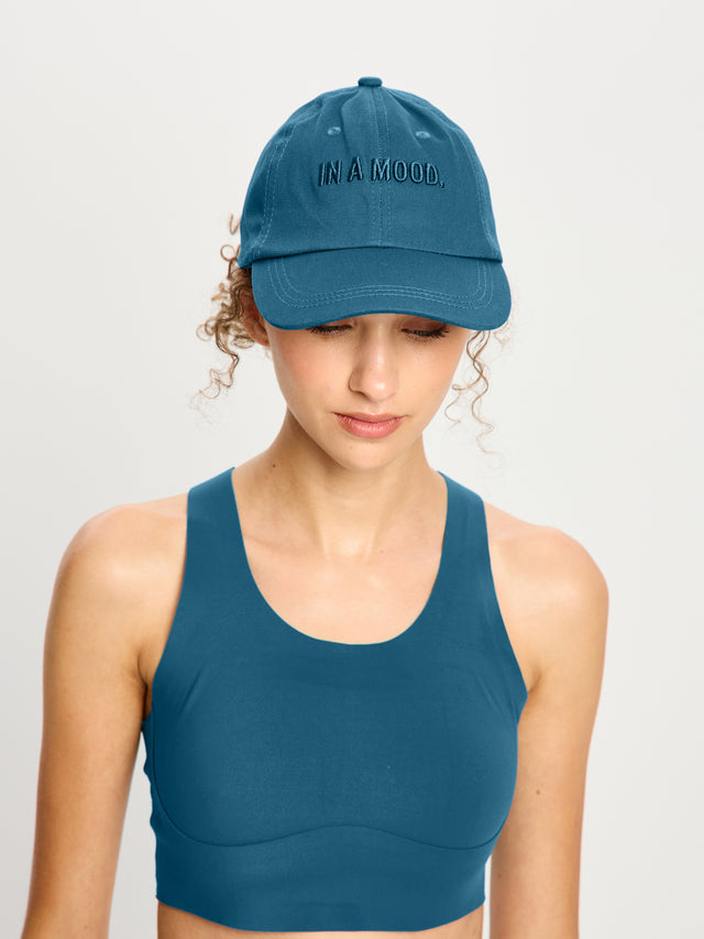Casquette style baseball Bleu sarcelle
