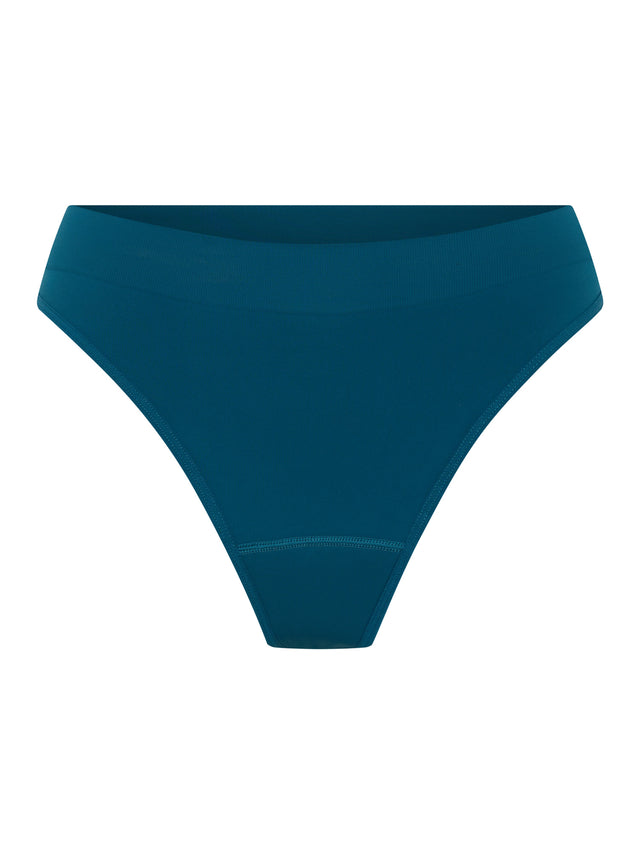 String taille haute sans coutures Modicomfort bleu sarcelle clair