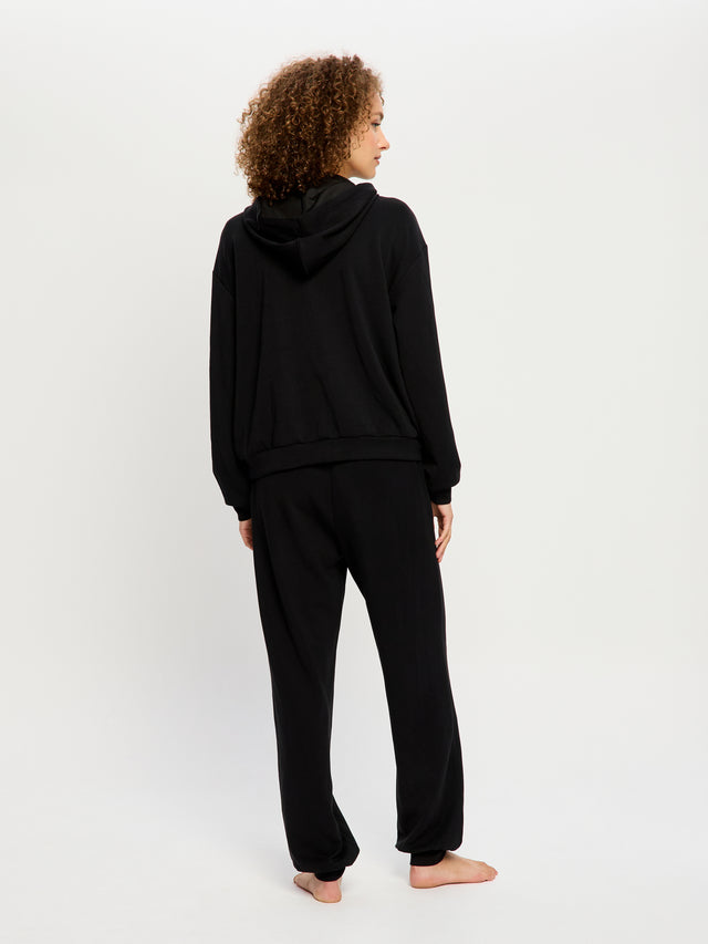 Sweat coupe classique Noir