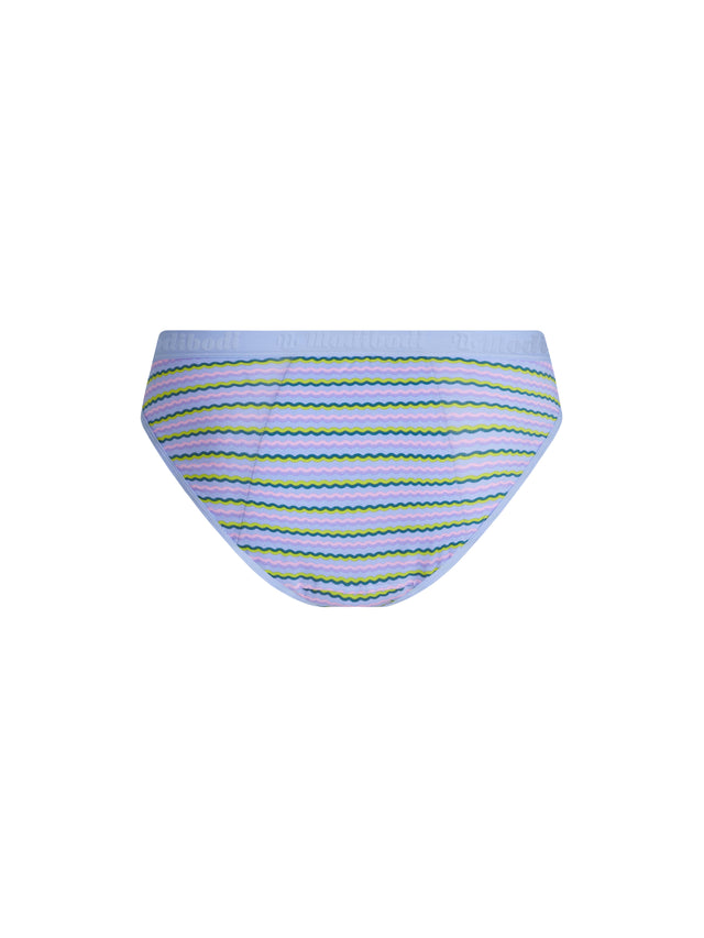 Teen-Hipster-Bikini Super Grapefruit Stripe
