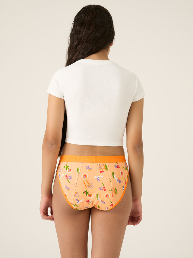 Teen Hipster Bikini Moderater Sommerhaze Orange
