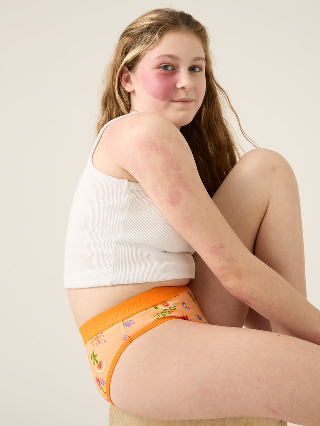 Teen Hipster Bikini Moderater Sommerhaze Orange