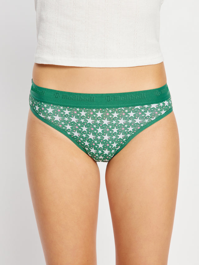 Teen Hipster Bikini Holiday Gifting 2 Pack Merry Multi