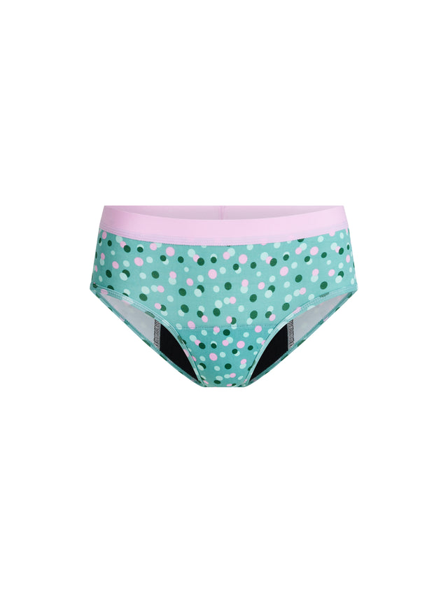 Teen Hipster Boyleg Moderate Confetti Green Pink