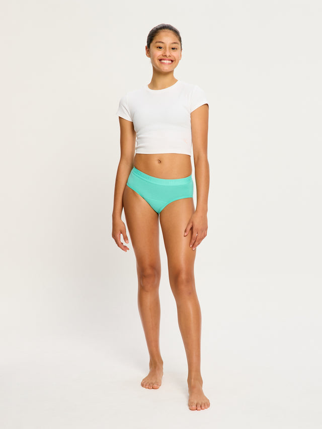 Teen Hipster Boyleg 3 Pack Moderate Jellybean Pink/Bubble Blue/Melon Green