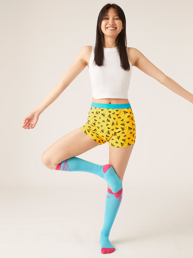 Teen Hipster Boyshort Maxi Busy Bee Gelb