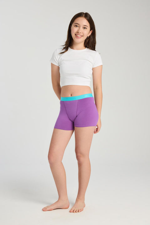Women Incontinence Underwear Washable, Leakproof Underwear for Women  High-Waist Cotton Panties 50ml for Bladder Leakage  (4X-Large,Green-Purple,2pack)