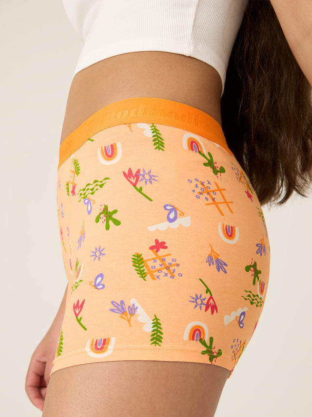 Teen Hipster Boyshort Maxi Summer Haze Orange