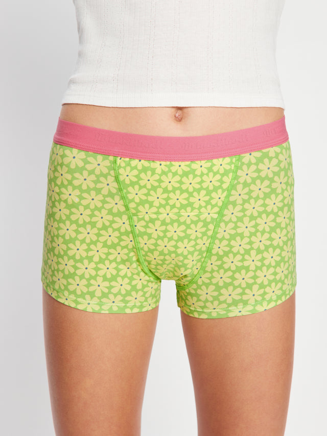 Teen Hipster Boyshort Super Floral Grün