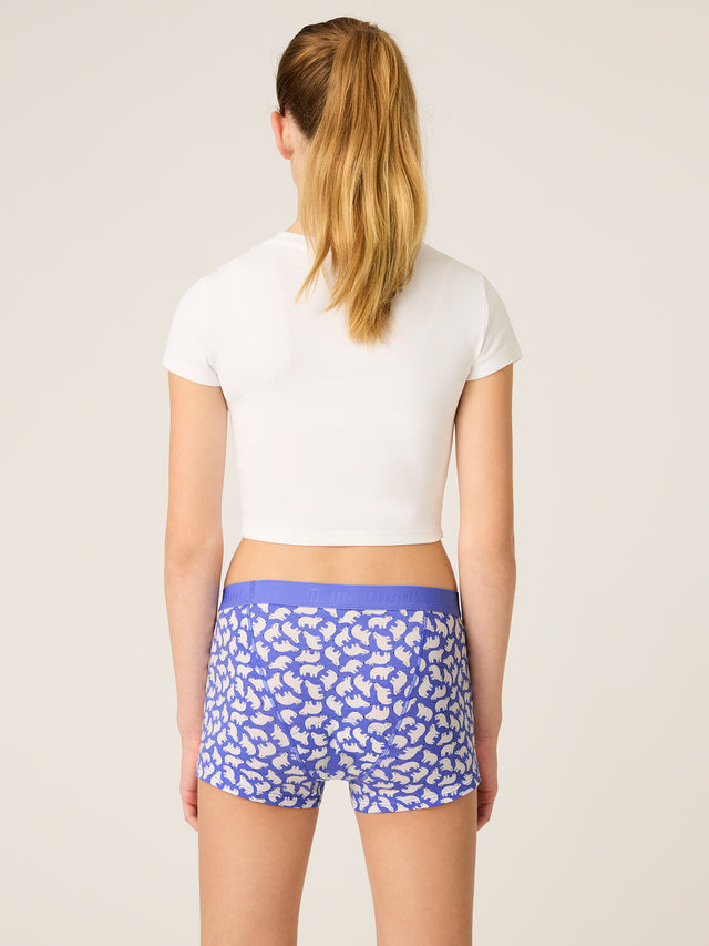 Teen Hipster Boyshort Moderate Eisbär Blau