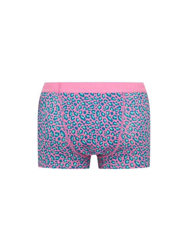 Boxer taille basse ado flux ultra Rose Mystic Leopard