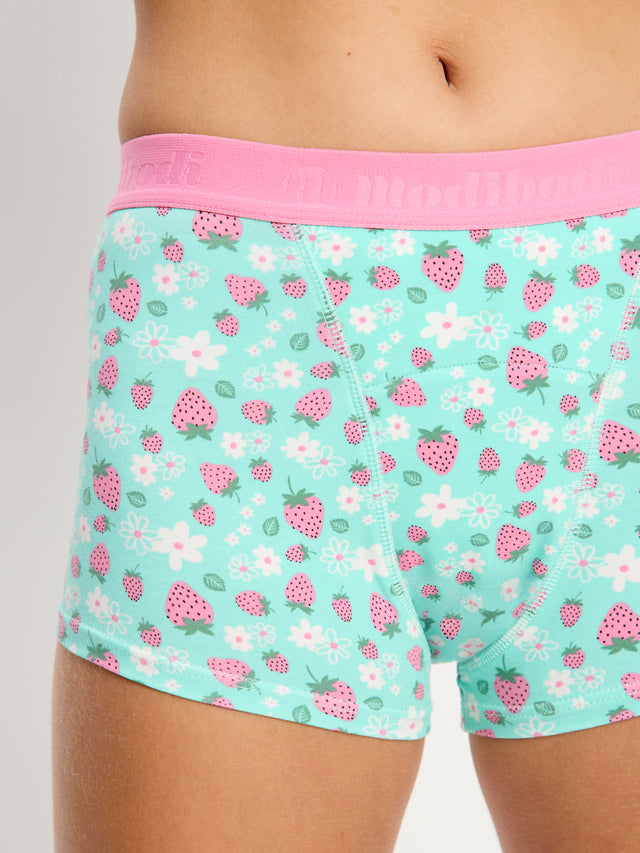 Teen Hipster Boyshort Super Super Strawberry
