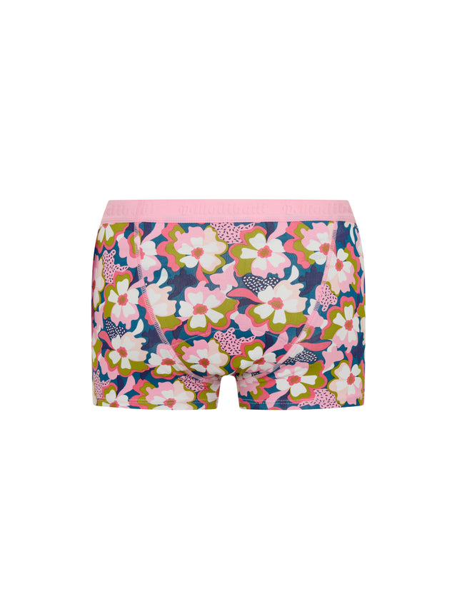 Boxer taille basse ado flux ultra Rose Twilight Jungle