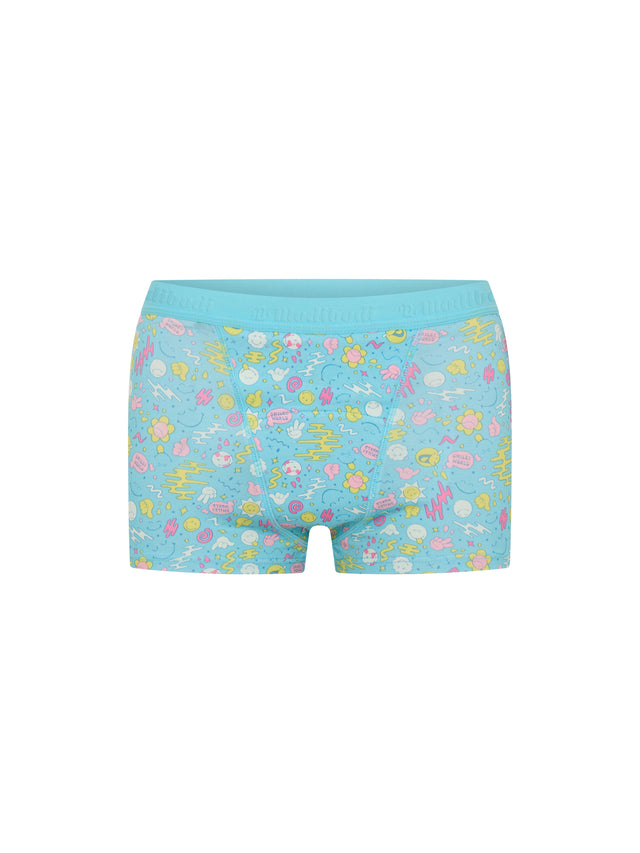 SmileyWorld® | Modibodi Teen Hipster Boyshort Super Wonderlust Blau