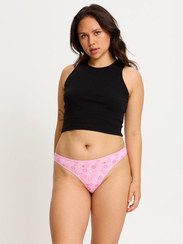 SmileyWorld® | Modibodi Thong Gifting 5 Pack Happy Place Multi