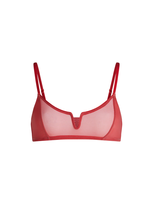 Barely There V-Bügel-Bralette „Baked Apple Pink“