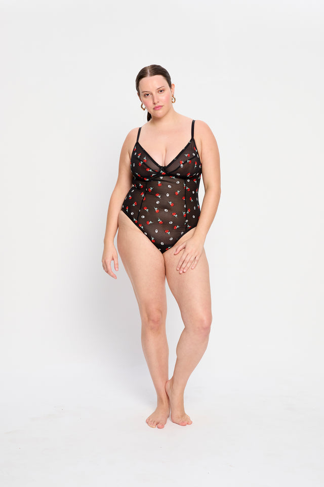 Body Saint Valentin Intimates flux léger Rose noire