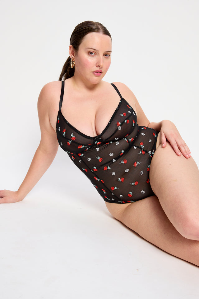 Body Saint Valentin Intimates flux léger Rose noire