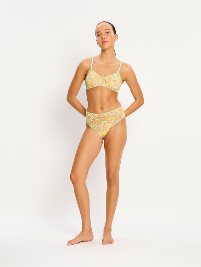 Buttercup Bralette & Hi Waist Brief Set