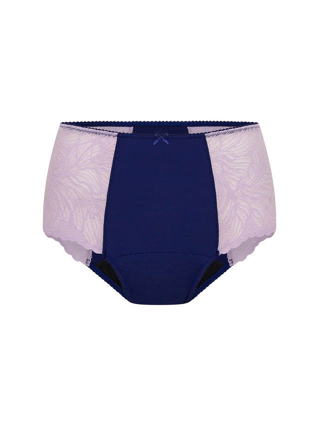Manon Hi Waist Brief Moderate Riviera Blue