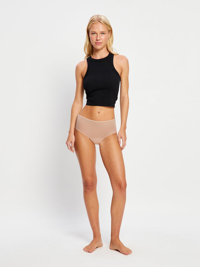 Culotte taille haute Barely There Porcelaine anti-humidité