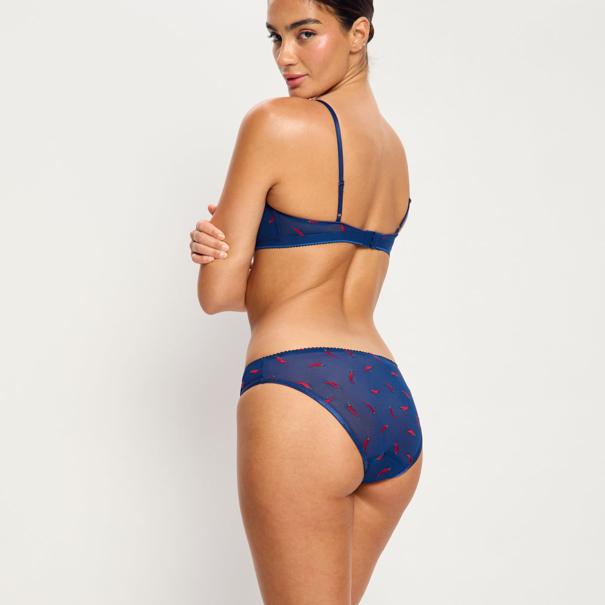 Period Intimates Spicy Day Cheeky Brief - Light in Navy Chilli ...