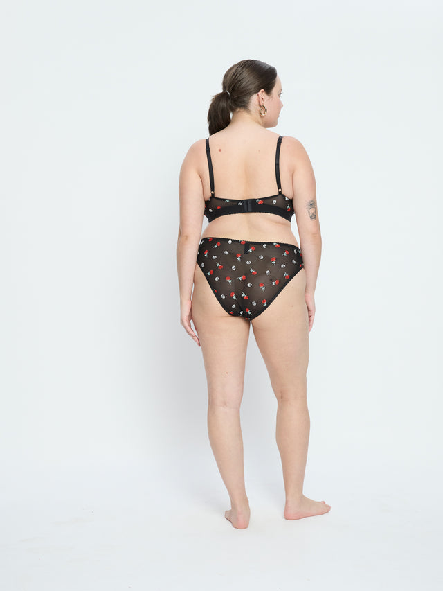 V-Day-Set aus Bralette und frechem Slip