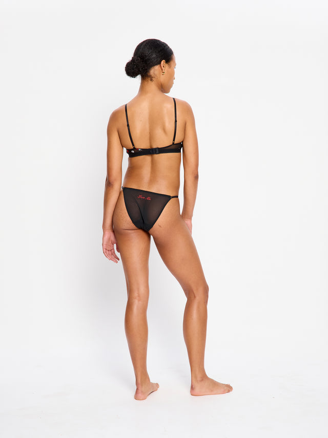 Intimates V Day Tanga Brief Light	 Black Rose