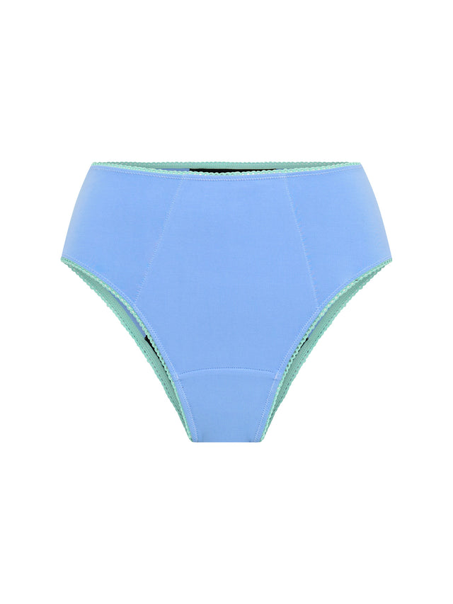 Lola Hi Waist Brief Super Vista Blue