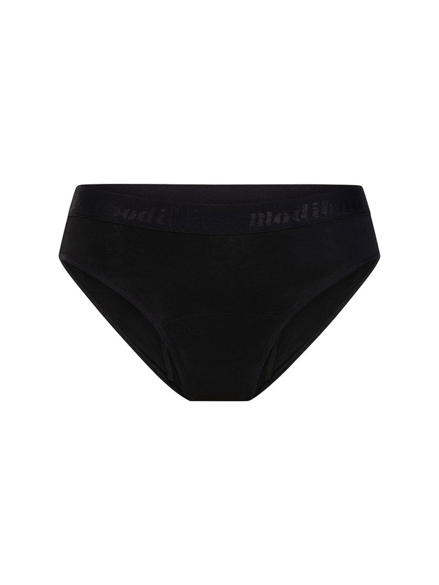 Mein Periodenset mit Hipster-Bikini Moderate Schwarz