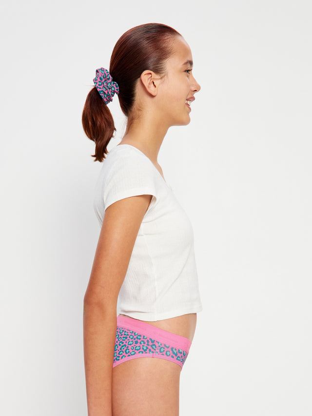 Teen Scrunchie Mystic Leopard Pink