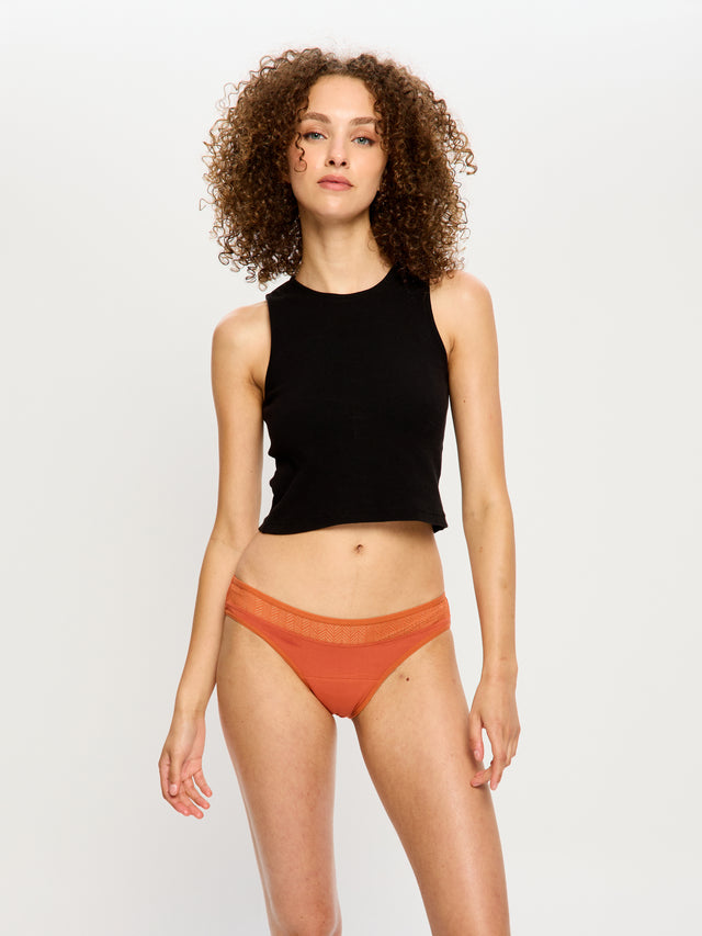 Bikini Sensuel flux léger Brique brûlée