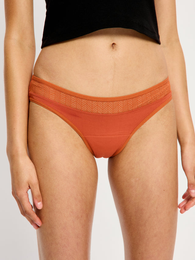 Bikini Sensuel flux léger Brique brûlée