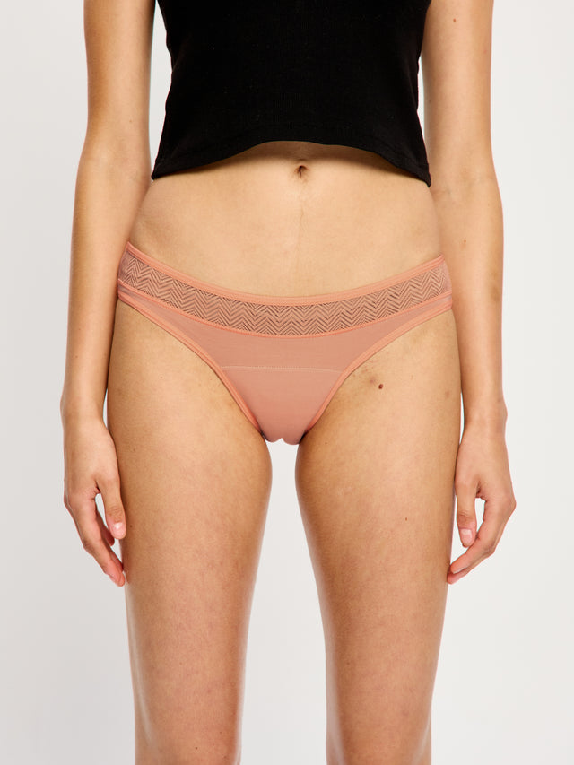 Bikini Sensuel flux moyen Pêche camaïeu