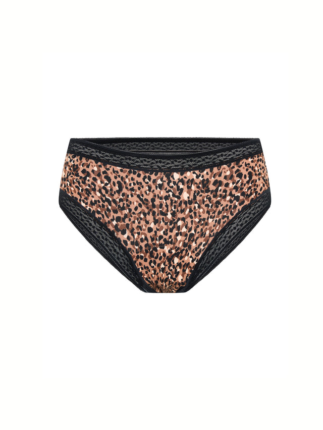Short boyleg Sensuel flux léger Marron Animalia