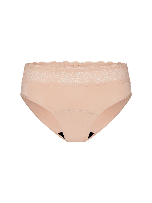 Sensual Hi Waist Bikini Light Cashew