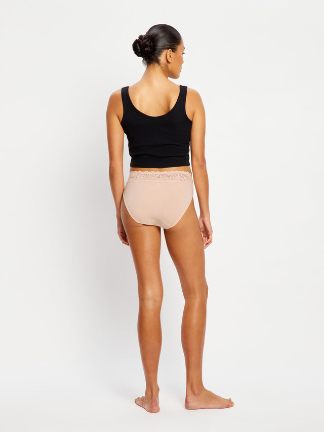 Teen Bademode Racer Crop Top Aqua Fusion Grün