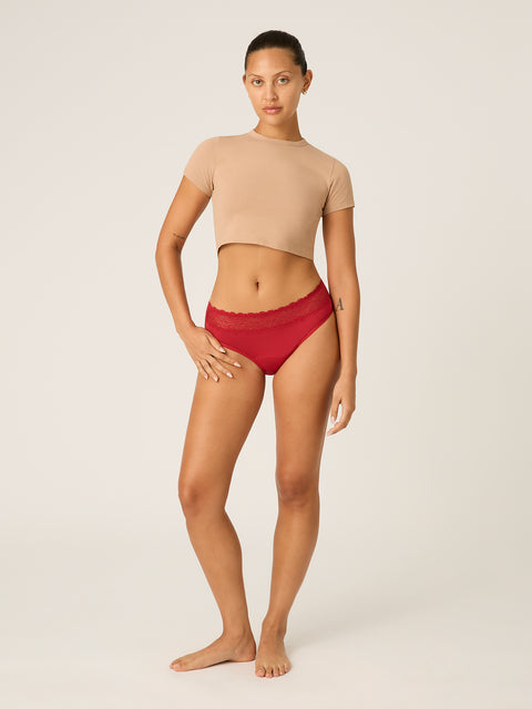 Buy Modibodi Sensual Hi-waist Bikini Period Undies Light/Moderate