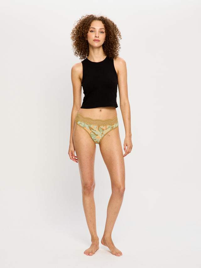 Bikini taille haute Sensuel flux moyen Araponga blanc
