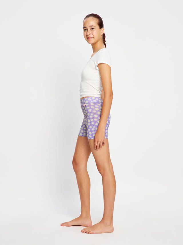 Teen Schlafshorts 2er-Pack Super Dreamy Daisy Lila
