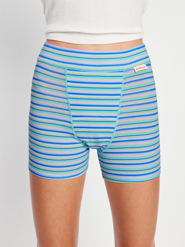 Teen Schlafshorts Super Periwinkle Stripe Lila