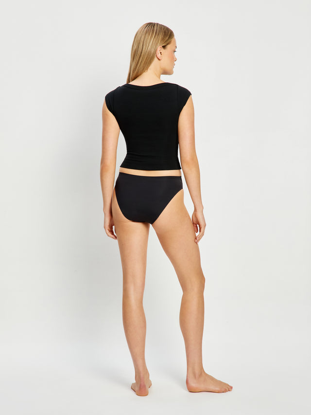 Seamfree Bikini Moderate Black