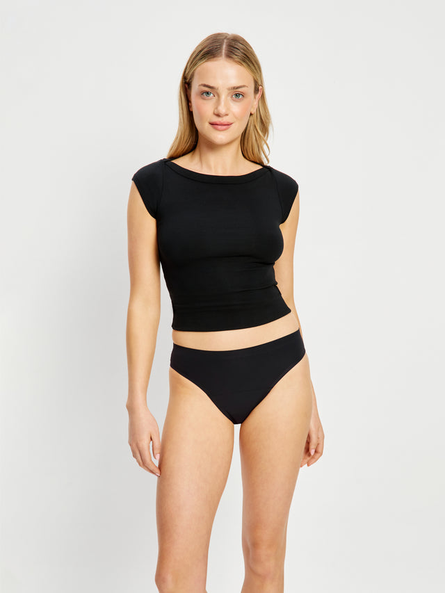 Seamfree Bikini Moderate Black