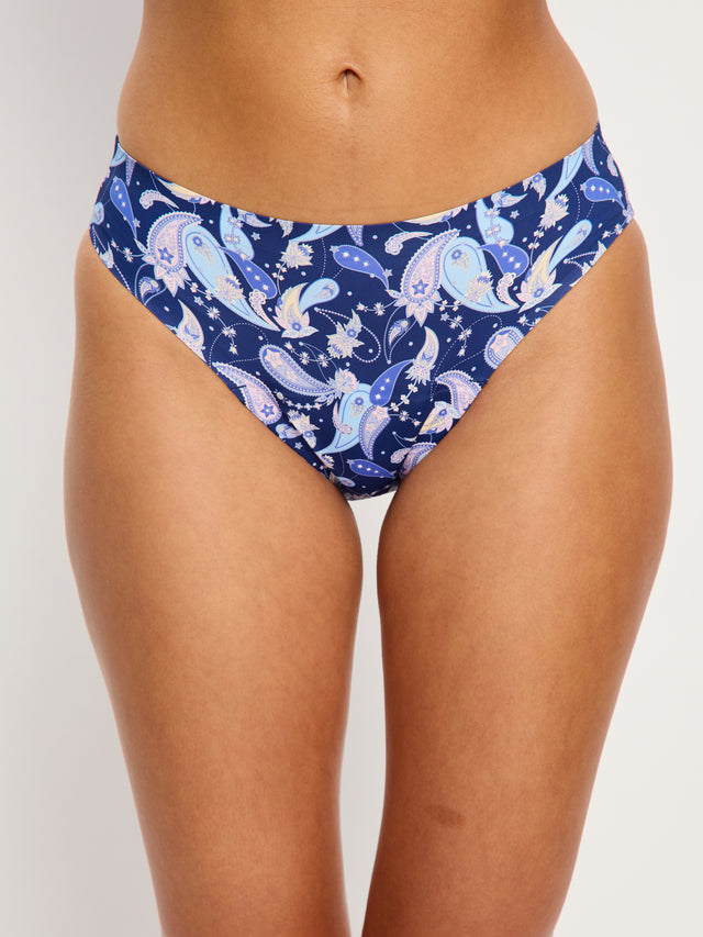 Nahtloser Bikini Moderate Opulent Paisley Navy