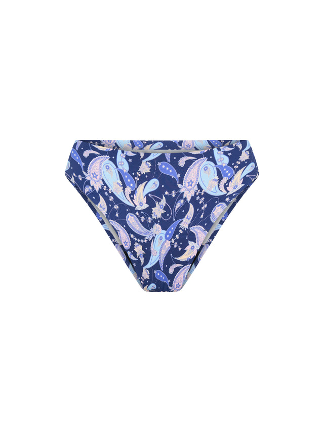 Nahtloser Bikini Moderate Opulent Paisley Navy