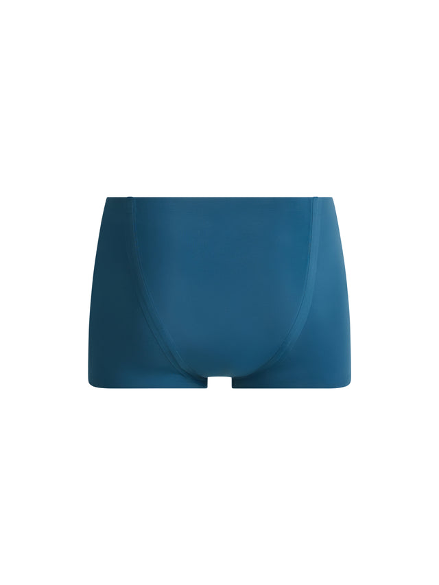 Shorty garçon sans coutures bleu sarcelle couvrant