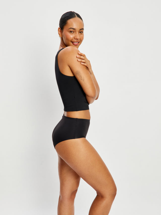 Seamfree Full Brief Moderate Black