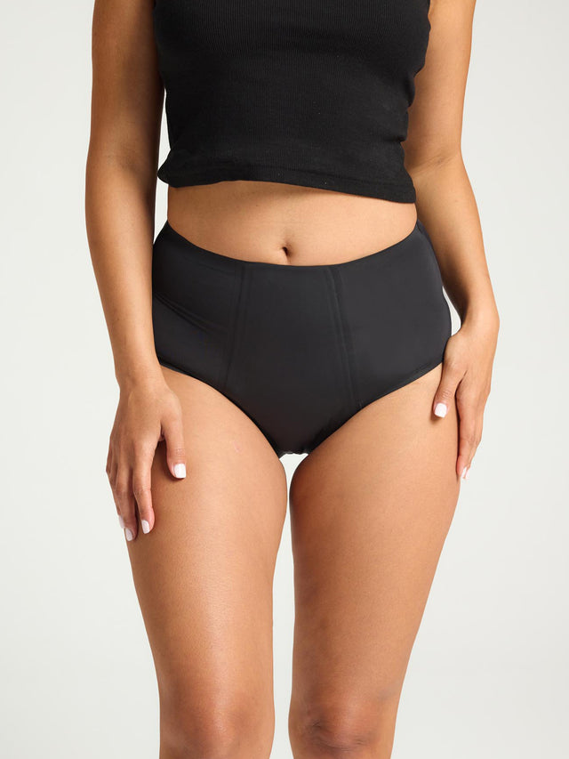 Nahtloser Full Brief Super Schwarz